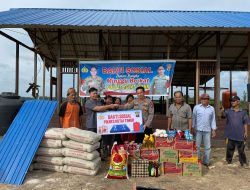 Minggu Berkat Polres Kutim Sasar Pembangunan Gereja Km. 15