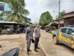 PATROLI GABUNGAN SEBAGAI WUJUD SINERGITAS TNI POLRI DI WILAYAH HUKUM POLSEK BENGALON