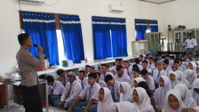 Antisipasi Kenakalan Remaja, Satbinmas Polres Kutai Timur Laksanakan Penyuluhan Ke Sekolah