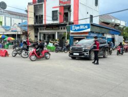 Polres Kutai Timur Kembali Laksanakan GATUR Serta PAM Pasar Ramadhan