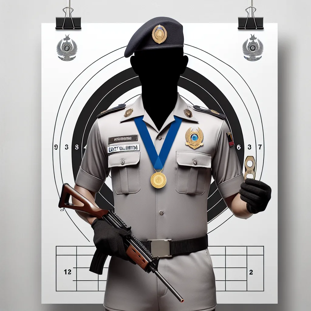 Harumkan Nama Polda Kaltim, Bharatu Eka Raih Juara 1 Lomba Menembak KSC Steel Challenge Dangrup 2 Kopassus Cup