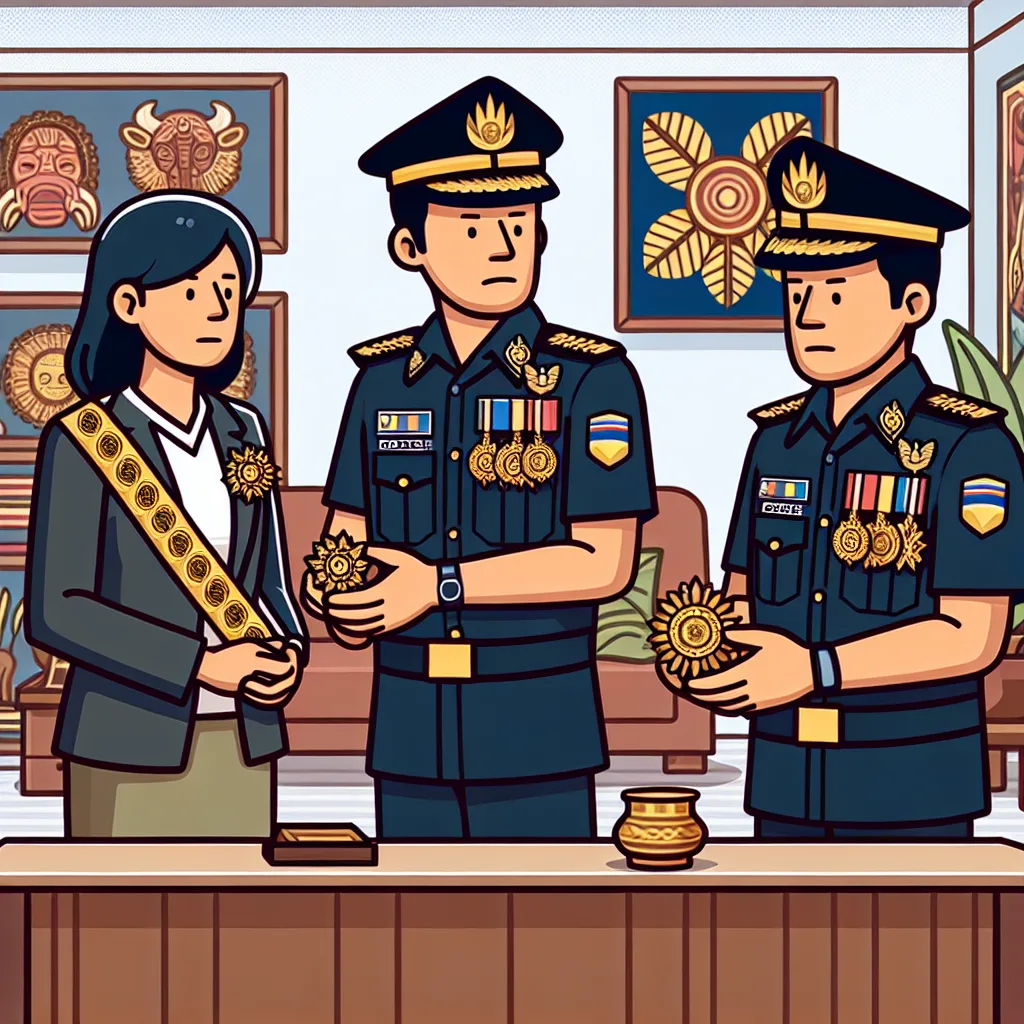 Kapolres Kutai Timur Dan Ibu Dianugerahi Gelar Warga Kehormatan Masyarakat Dayak Kab Kutim