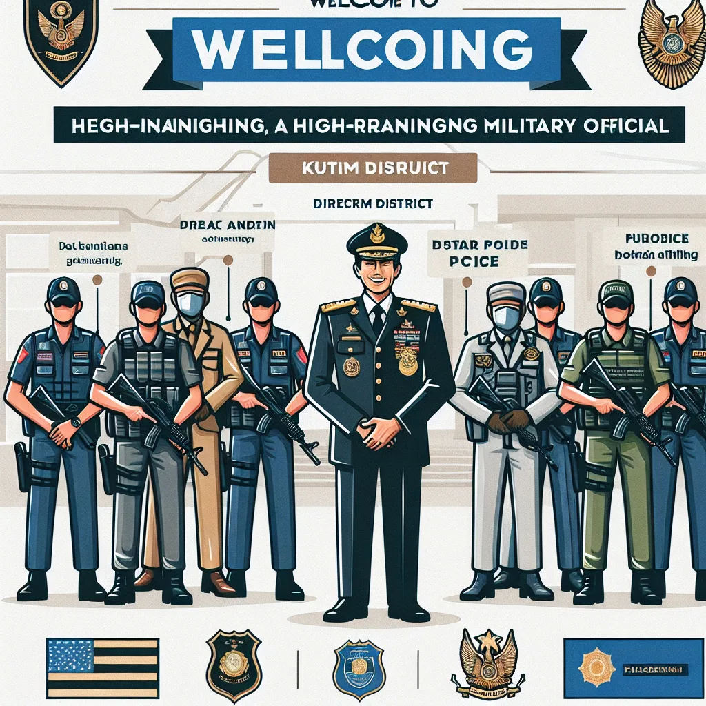 Kapolres Kutim Menghadiri Malam Ramah Tamah Sambut Pangdam VI Mulawarman Mayjen TNI Tri Budi Utomo S.E di Kabupaten Kutim