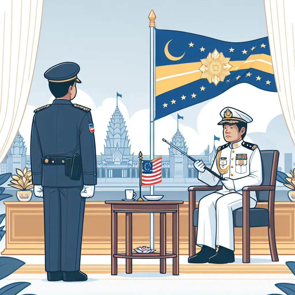 Kapolsek Rantau Pulung Menjadi Inspektur Upacara Penurunan Bendera Dalam Rangka Hut Ri Ke 78