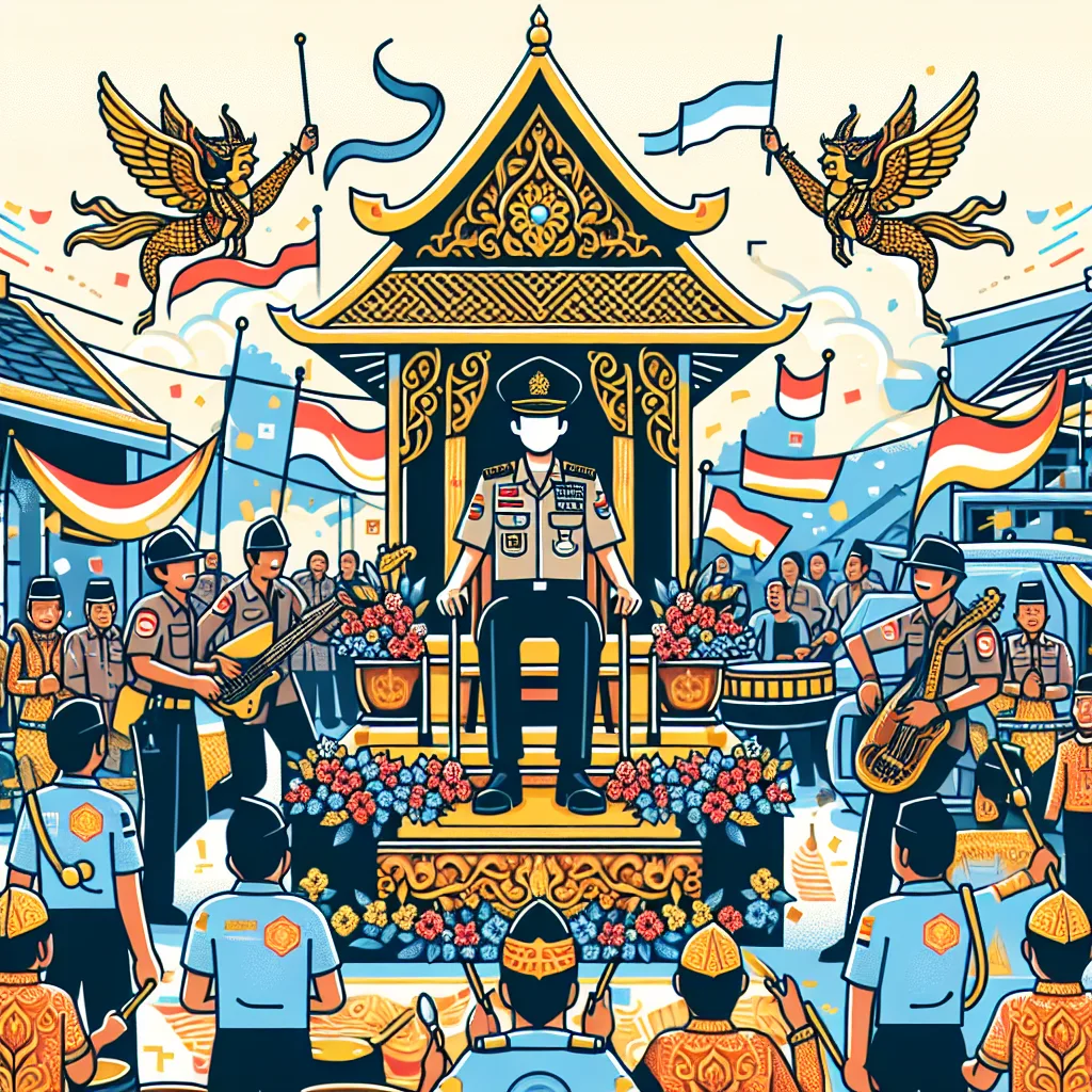 Kenal Pamit Kapolres Kutim Dihiasi Seni Budaya Dan Pantun