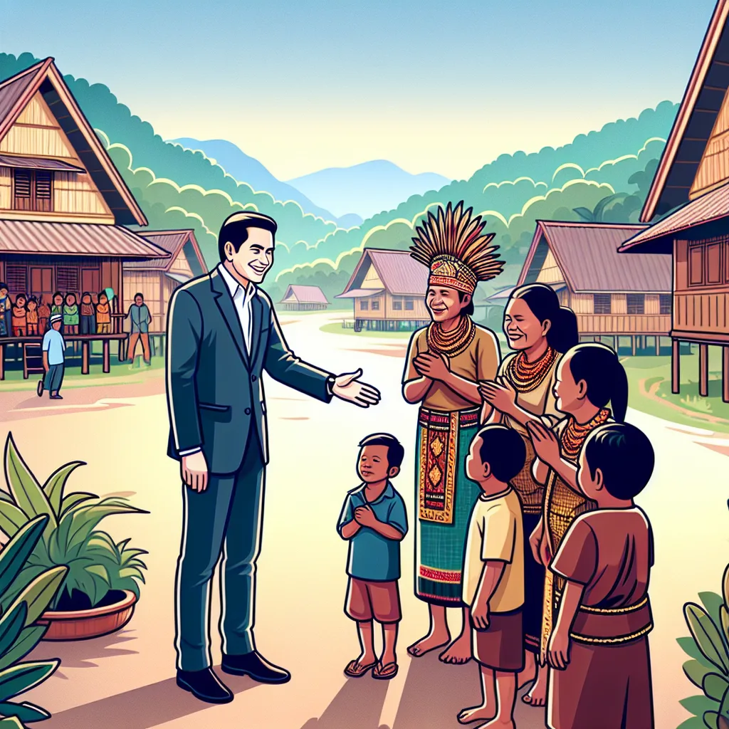 Kunjungan Gubernur Kalimantan Timur Ke Desa Nehas Liah Bing: Masyarakat Hukum Adat Wehea Sambut Hangat