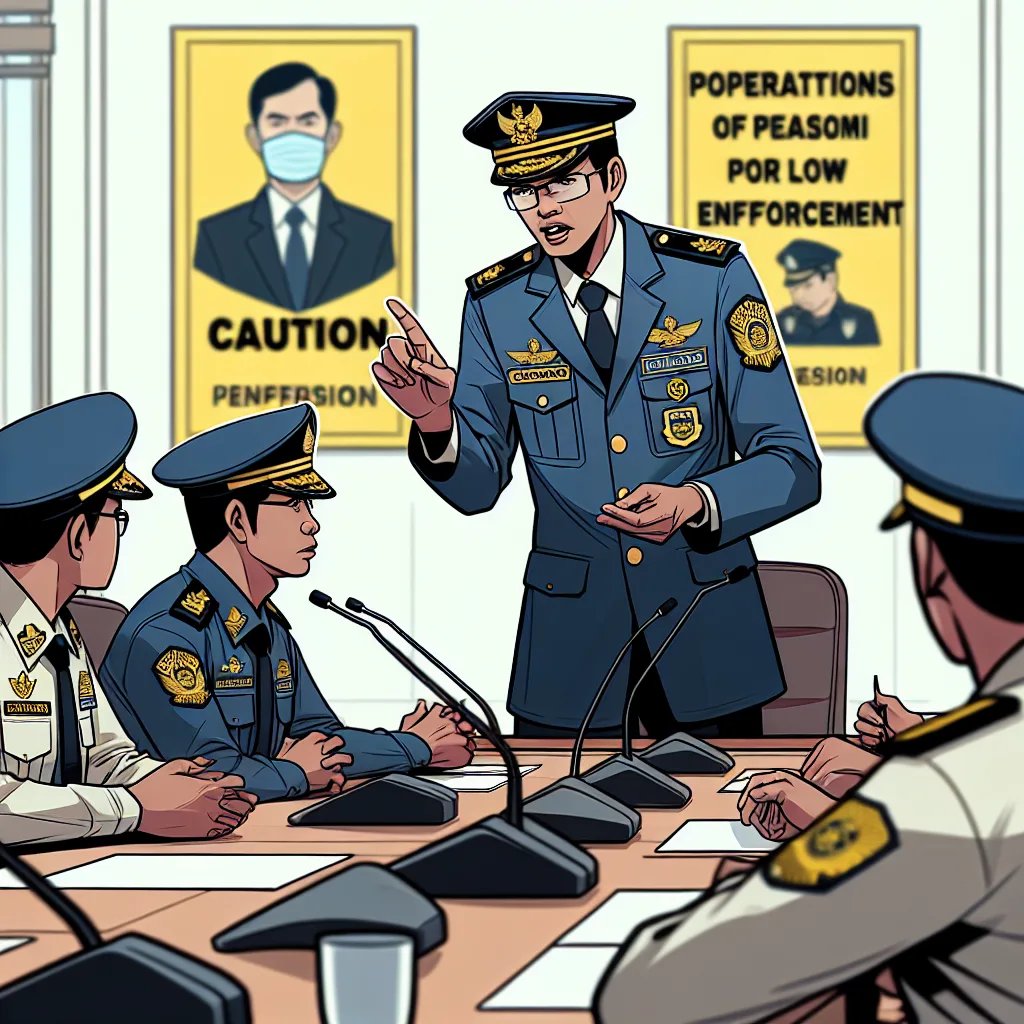 Kunjungan Pamatwil Polres Kutim Ops Lilin Mahakam 2020 Karo SDM Polda Kaltim Beri Arahan Agar Selalu Waspada