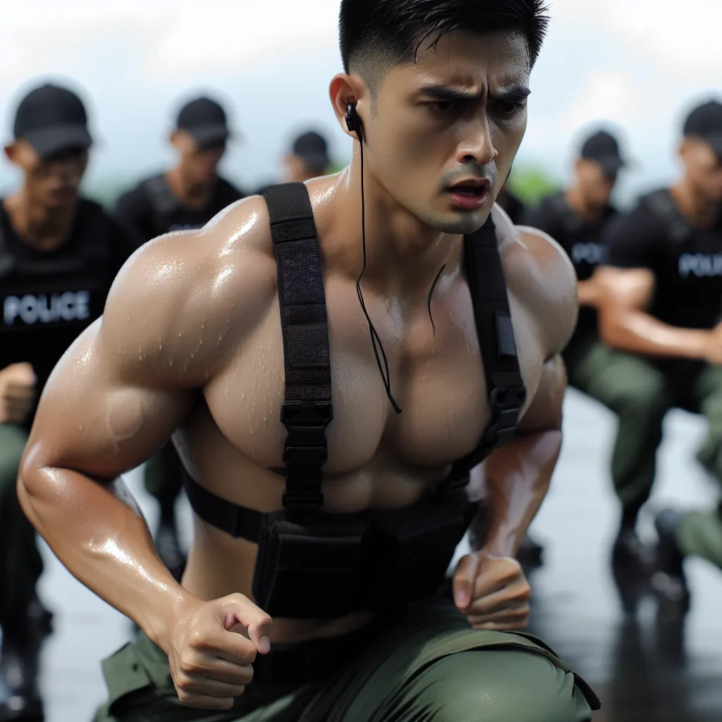 Pastikan Kebugaran Anggota Polres Kutai Timur Tes Kesamaptaan Jasmani