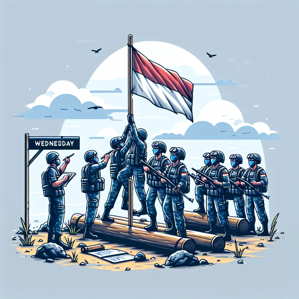 Pelatihan Paskibraka Kecamatan Muara Wahau Pada Hari Rabu 26 Juli 2023