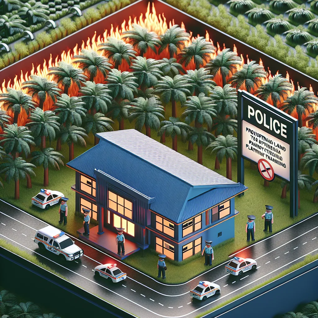 Polsek Muara Wahau Bersama PT Sinar Mas Larang Pembukaan Lahan Dengan Cara Dibakar di Areal Perkebunan Kelapa Sawit