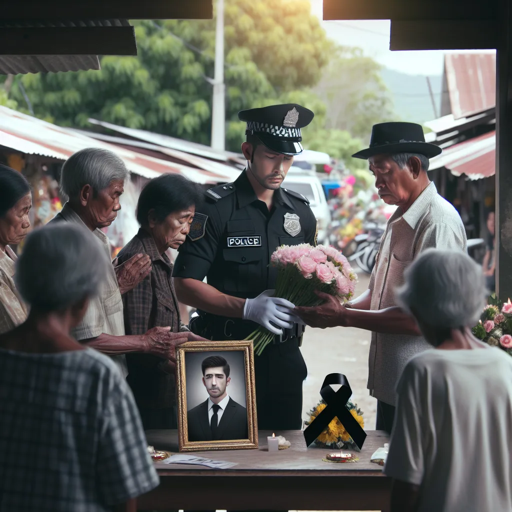 Polsek Sangkulirang Melaksanakan Kegiatan Melayat Orang Meninggal