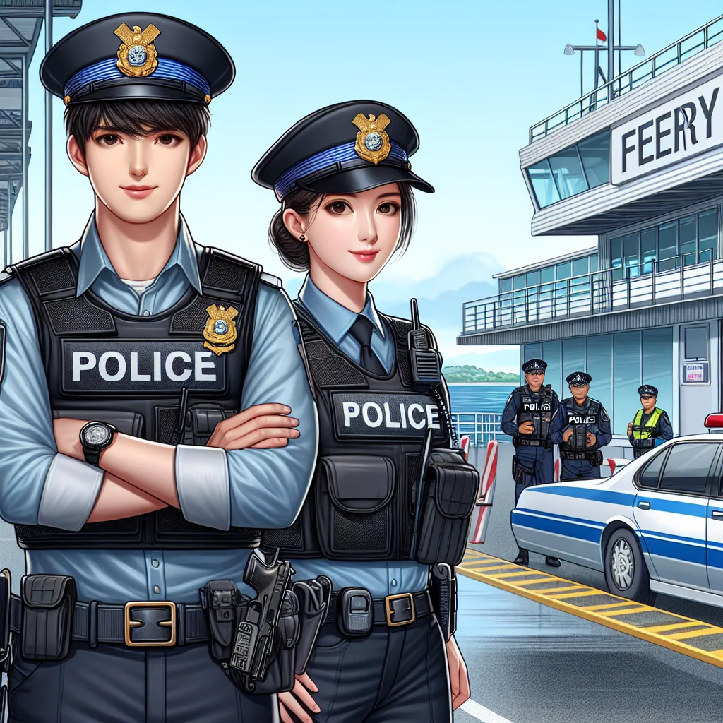 Polsek Sangkulirang Melaksanakan Patroli Pelabuhan Penyebrangan