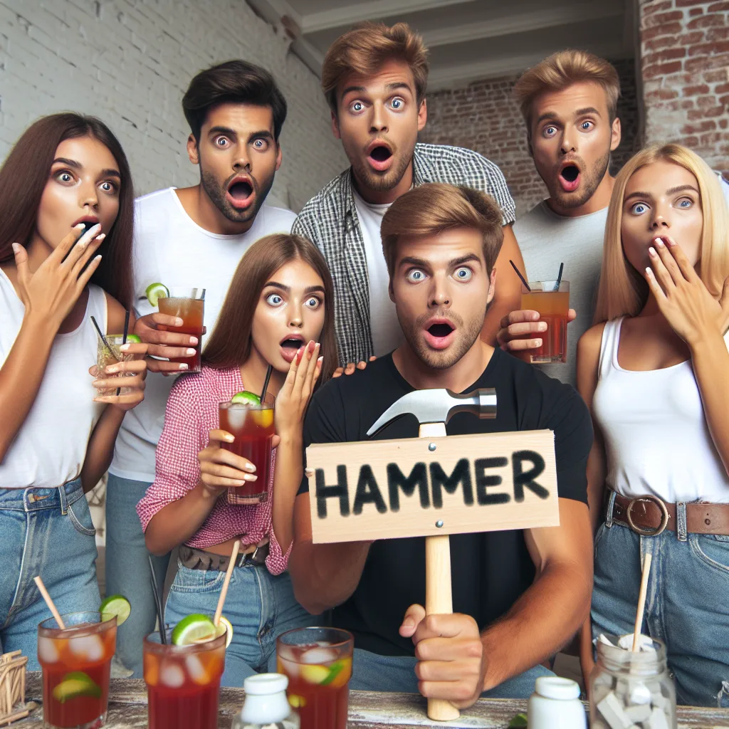 Sekelompok Anak Muda yang Sedang Pesta Minuman Oplosan Terkejut Akan Kehadiran Team Hammer