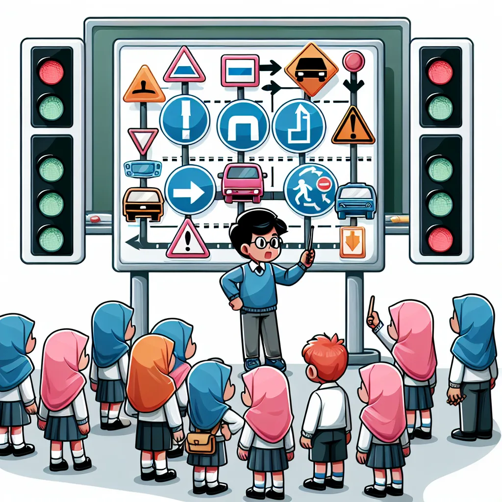 Tk Kemala Bhayangkari Hafal Rambu Lalu Lintas